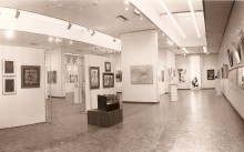 Exhibition view of the 9th Salon d&#039;Automne in 1974